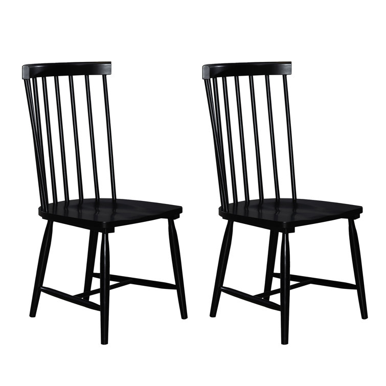 Lark Manor Akarsh Solid Wood Slat Back Side Chair And Reviews Wayfair